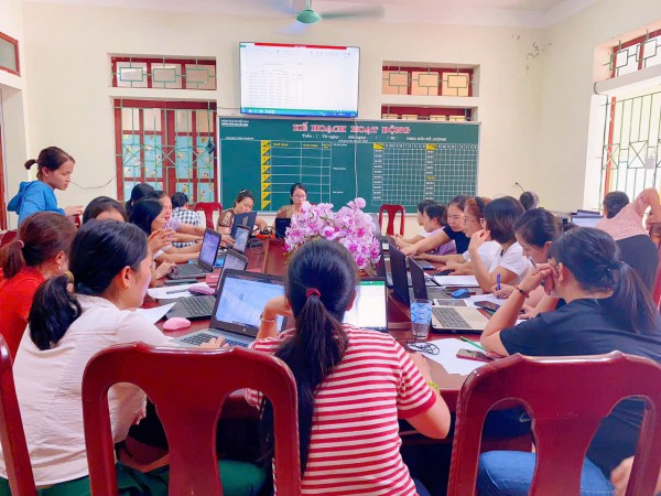 BỒI DƯỠNG NÂNG CAO NĂNG LỰC GIÁO VIÊN MẦM NON TẠI TRƯỜNG MẦM NON DIỄN HẠNH NĂM HỌC 2025- 2026