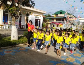 Ảnh diễu hành ngày hội thể thao